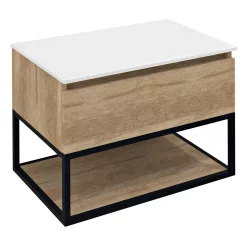   Alsó szekrény, Sapho SKARA CG005-2222 fali mosdótartó szekrény, 70x50x45cm