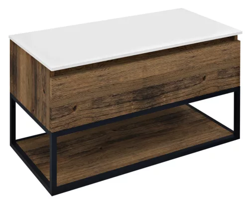 Alsó szekrény, Sapho SKARA CG006-1919 fali mosdótartó szekrény, 90x50x45cm