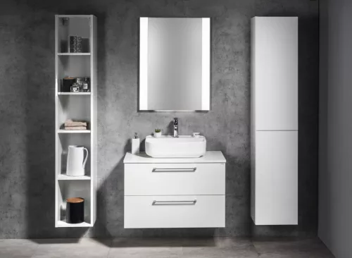 Alsó szekrény, Sapho CIRASA CR801-3030 Mosdótartó szekrény, 2 fiókkal, 79,8x52x46cm