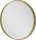 Tükör, Sapho NOTION NT800G kerek keretes tükör, átm:80cm, matt arany