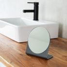 Kozmetikai tükör, Sapho RIDDER ARWEN 3008010  kozmetikai tükör, fekete