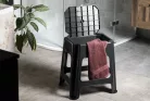 Fürdőszobai szék, Aqualine fürdőszobai szék, fekete 90902B