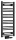 Egyenes radiátor, Sapho BRUCKNER ALBRECHT 600.111.6 radiátor, 400x930 mm, matt fekete