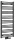 Egyenes radiátor, Sapho BRUCKNER ALBRECHT 600.114.6 radiátor,500x1250 mm, matt fekete