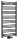 Egyenes radiátor, Sapho BRUCKNER ALBRECHT 600.117.6 radiátor, 600x1250 mm, matt fekete