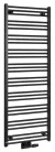 Egyenes radiátor, Sapho BRUCKNER ALBRECHT 600.118.6 radiátor, 600x1570 mm, matt fekete