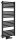 Egyenes radiátor, Sapho BRUCKNER GRUNT 600.121.6 fürdőszobai radiátor, 500x1050 mm, matt fekete