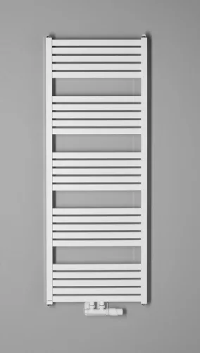 Egyenes radiátor, Sapho BRUCKNER GRUNT 600.122.4 fürdőszobai radiátor, 500x1330mm, fehér