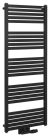 Egyenes radiátor, Sapho BRUCKNER GRUNT 600.122.6 fürdőszobai radiátor, 500x1330mm, matt fekete