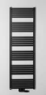 Egyenes radiátor, Sapho BRUCKNER GRUNT 600.123.6 fürdőszobai radiátor, 500x1610mm, matt fekete