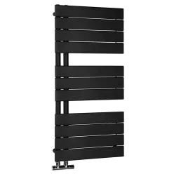   Egyenes radiátor, Aqualine MILI DC606T fürdőszobai radiátor, 450x934mm, matt fekete