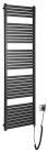 Egyenes radiátor, Aqualine TONDI-E elektromos fürdőszobai radiátor DE446T, 450x1690mm, matt feket