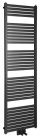 Egyenes radiátor, Aqualine TONDI DT446T fürdőszobai radiátor,  450x1690mm, matt fekete