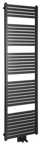 Egyenes radiátor, Aqualine TONDI DT446T fürdőszobai radiátor,  450x1690mm, matt fekete