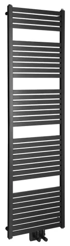 Egyenes radiátor, Aqualine TONDI DT446T fürdőszobai radiátor,  450x1690mm, matt fekete
