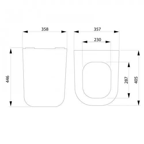 WC tető, Sapho BRUCKNER WALTER 201.505.4 WC-ülőke, Slim, Soft Close, duroplast