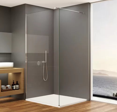 Walk-in, Sapho BRUCKNER SPITZA 750.120.1 WALK-IN fix zuhanyfal, 1200mm