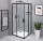Zuhanykabin, Sapho SIGMA SIMPLY BLACK GS2190BGS2190B szögletes zuhanykabin 900x900mm, sarokbelépő
