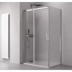   Zuhanykabin, Sapho THRON LINE SQUARE TL1310-5002 szögletes zuhanykabin szögletes görgő 130x100