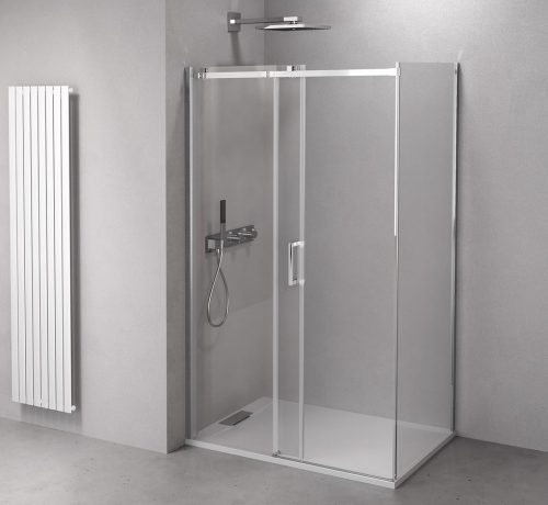 Zuhanykabin, Sapho THRON LINE SQUARE TL1310-5002 szögletes zuhanykabin szögletes görgő 130x100