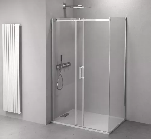 Zuhanykabin, Sapho THRON LINE SQUARE TL1570-5002 szögletes zuhanykabin szögletes görgő 150x70