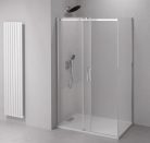 Zuhanykabin, Sapho TL1610-5005 THRON LINE ROUND szögletes zuhanykabin kerek görgő 160x100