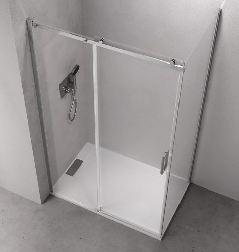 Zuhanykabin, Sapho TL1610-5005 THRON LINE ROUND szögletes zuhanykabin kerek görgő 160x100