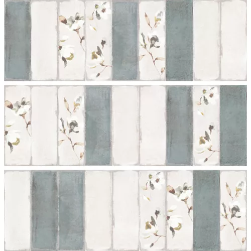 Dekorlap, Zalakerámia ZBD 62027 HANA fényes dekor 20x60