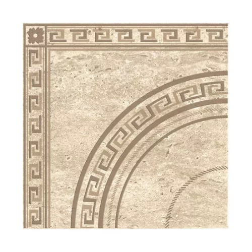 Járólap, Zalakerámia 6646-0009 TRAVERTINE matt dekor 45x45