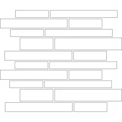   Dekorlap, Zalakerámia ZBM 32202 CARNEVAL matt multiforma mozaik 30x30