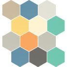 Dekorlap, Zalakerámia ZBM 32126 SPEKTRUM matt dekor mozaik 29,5x33,5