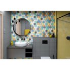 Dekorlap, Zalakerámia ZBM 32126 SPEKTRUM matt dekor mozaik 29,5x33,5