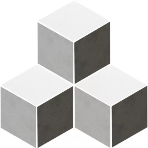 Dekorlap, Zalakerámia ZMG 32091 CEMENTI matt dekor padlómozaik 22x25