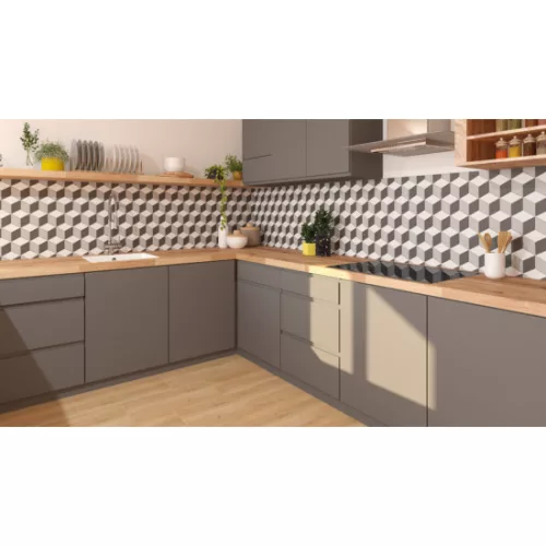 Dekorlap, Zalakerámia ZMG 32091 CEMENTI matt dekor padlómozaik 22x25