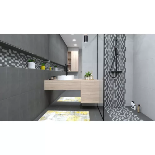 Dekorlap, Zalakerámia ZMG 32501 CEMENTI matt dekor padlómozaik 29,8x29,8