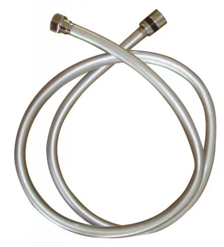 Zuhany gégecső, Sanotechnik 06020 zuhanytömlő műanyag, 150 cm, ezüst
