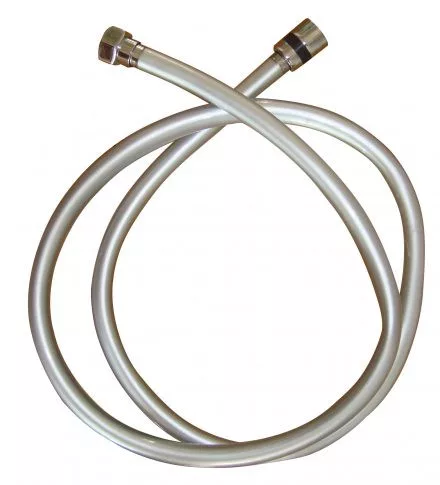 Zuhany gégecső, Sanotechnik 06040 zuhanytömlő műanyag,200 cm, ezüst