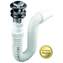   Mosdó szifon, Sanotechnik 11425 Flexibilis csőszifon clikk-clakk