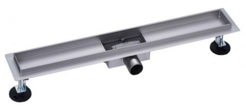 Padlóösszefolyó, Sanotechnik DT80 burkolható zuhanyfolyóka, króm