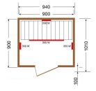 Szauna, Sanotechnik 60613 Punto infrakabin, egyszemélyes