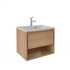   Alsó szekrény, Sanotechnik YG60B SOHO 60 függesztett alsóbútor, tölgy