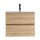 Alsó szekrény, Sanotechnik HT60100 CORBO 60 függesztett alsóbútor mosdóval, faerezetű