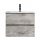Alsó szekrény, Sanotechnik HT60102 CORBO 60 függesztett alsóbútor mosdóval, antik szürke