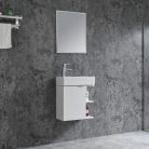 Komplett fürdőszobabútor, Sanotechnik HT50100 SPRING bútorszett, fehér