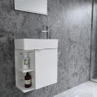 Komplett fürdőszobabútor, Sanotechnik HT50100 SPRING bútorszett, fehér