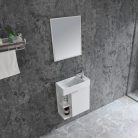 Komplett fürdőszobabútor, Sanotechnik HT50100 SPRING bútorszett, fehér