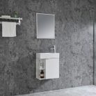 Komplett fürdőszobabútor, Sanotechnik HT50100 SPRING bútorszett, fehér