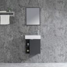 Komplett fürdőszobabútor, Sanotechnik HT50101 SPRING bútorszett, antracit
