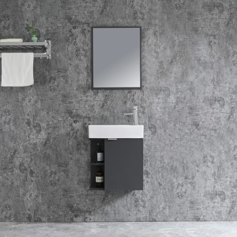 Komplett fürdőszobabútor, Sanotechnik HT50101 SPRING bútorszett, antracit