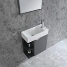 Komplett fürdőszobabútor, Sanotechnik HT50101 SPRING bútorszett, antracit